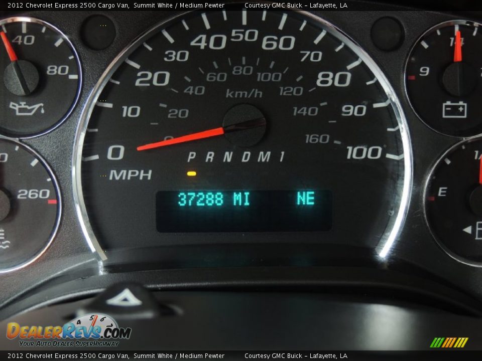 2012 Chevrolet Express 2500 Cargo Van Summit White / Medium Pewter Photo #16
