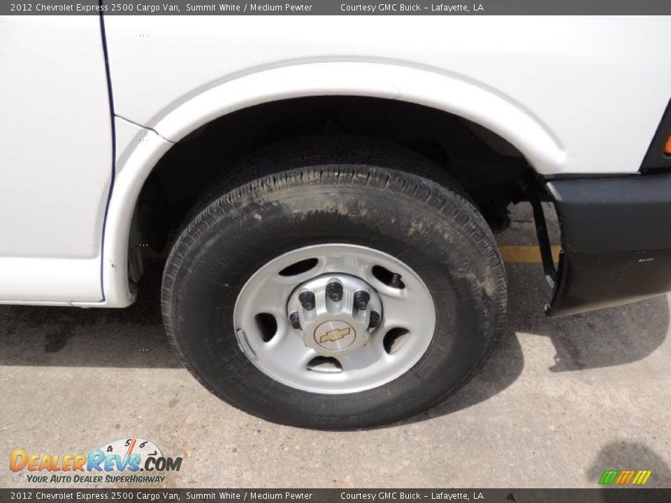 2012 Chevrolet Express 2500 Cargo Van Summit White / Medium Pewter Photo #19