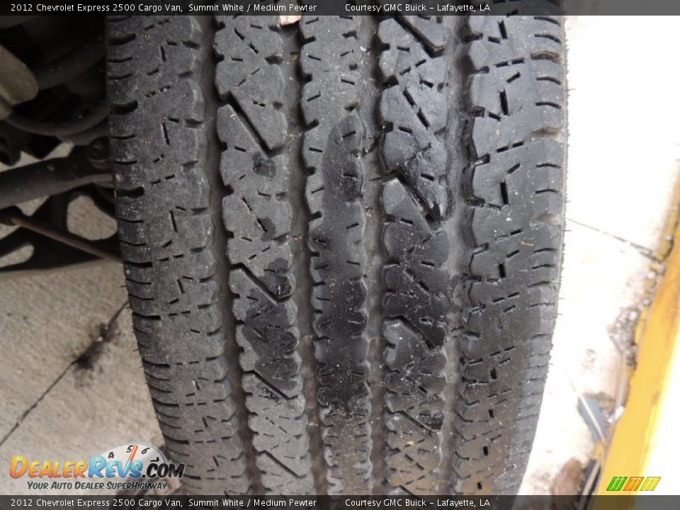 2012 Chevrolet Express 2500 Cargo Van Summit White / Medium Pewter Photo #21