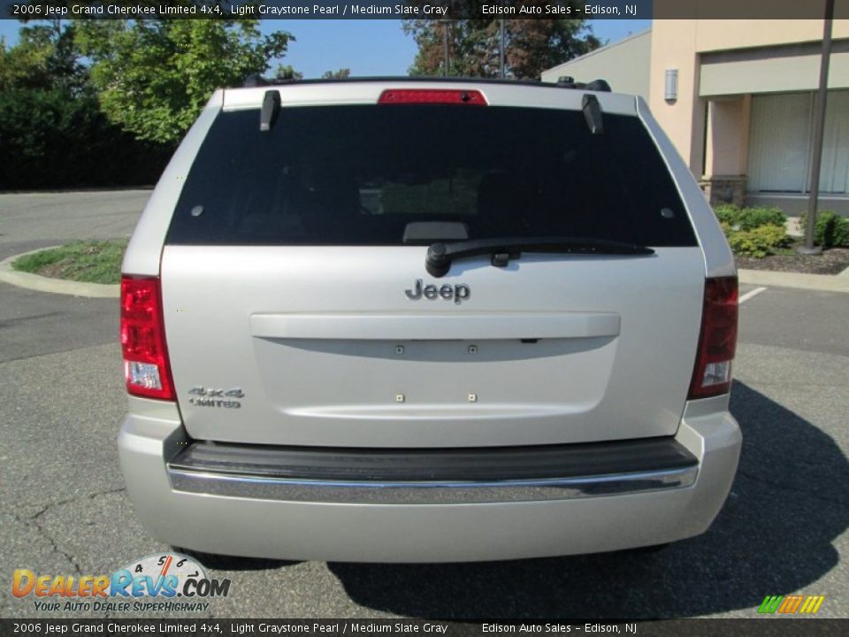 2006 Jeep Grand Cherokee Limited 4x4 Light Graystone Pearl / Medium Slate Gray Photo #6