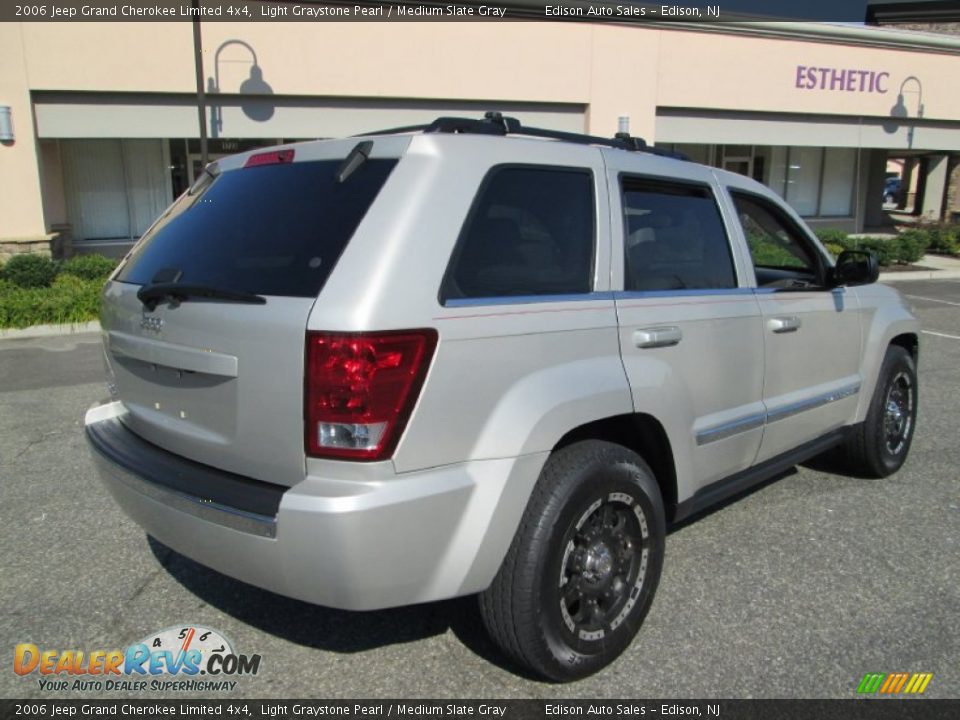 2006 Jeep Grand Cherokee Limited 4x4 Light Graystone Pearl / Medium Slate Gray Photo #7