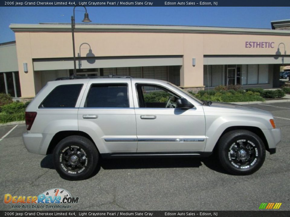2006 Jeep Grand Cherokee Limited 4x4 Light Graystone Pearl / Medium Slate Gray Photo #9