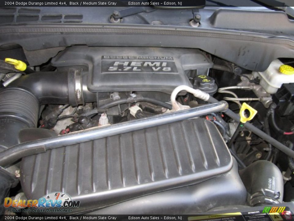 2004 Dodge Durango Limited 4x4 Black / Medium Slate Gray Photo #33