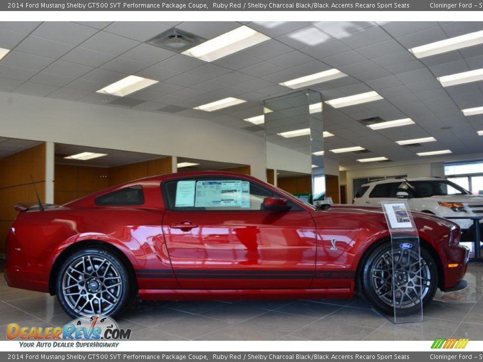 Ruby Red 2014 Ford Mustang Shelby GT500 SVT Performance Package Coupe Photo #2