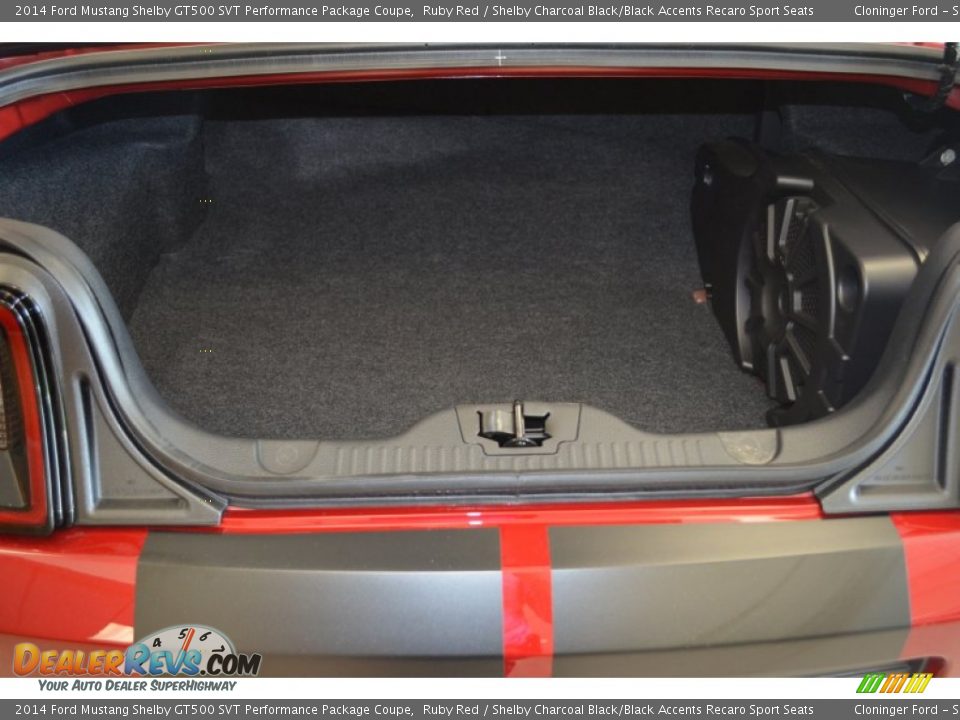 2014 Ford Mustang Shelby GT500 SVT Performance Package Coupe Trunk Photo #12