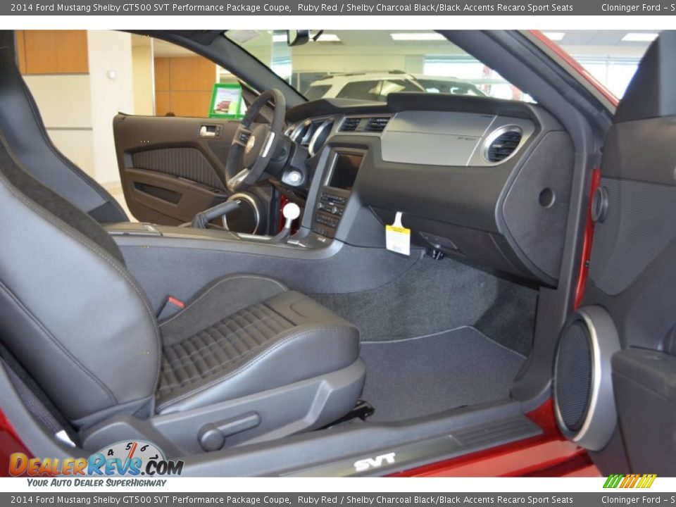 Dashboard of 2014 Ford Mustang Shelby GT500 SVT Performance Package Coupe Photo #13