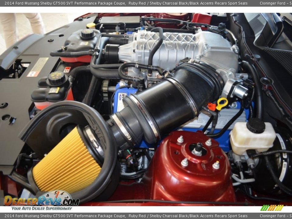 2014 Ford Mustang Shelby GT500 SVT Performance Package Coupe 5.8 Liter SVT Supercharged DOHC 32-Valve Ti-VCT V8 Engine Photo #24