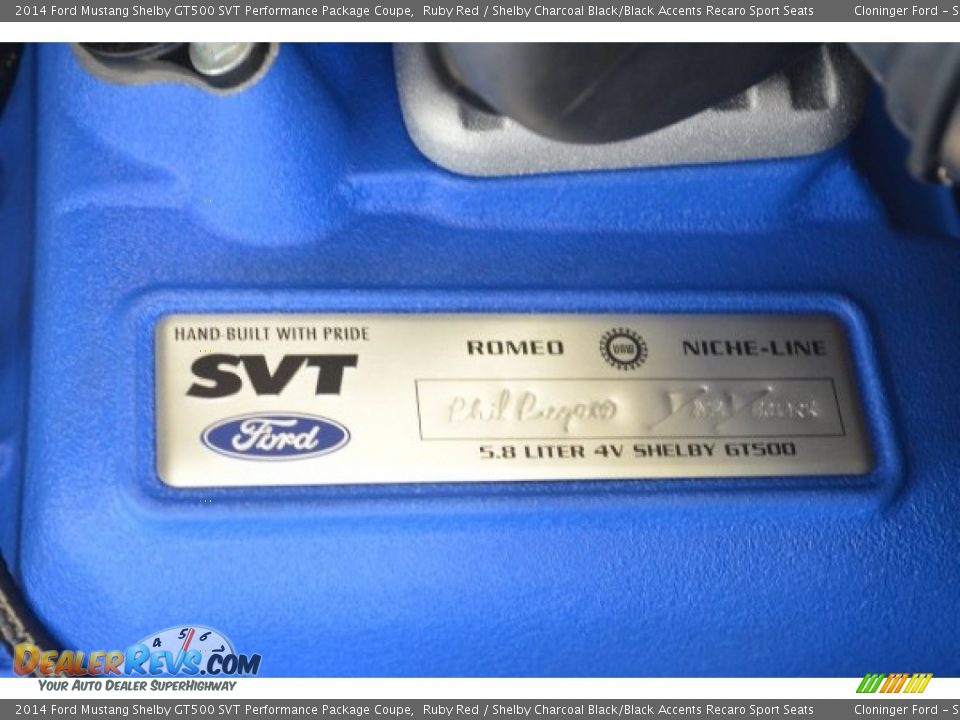 2014 Ford Mustang Shelby GT500 SVT Performance Package Coupe Logo Photo #27