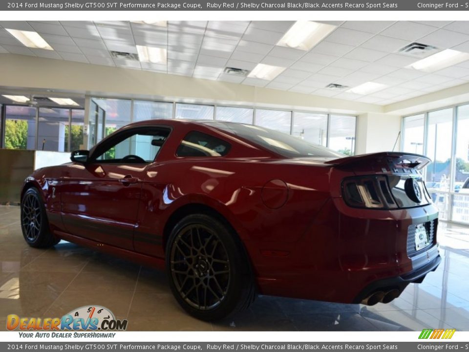 2014 Ford Mustang Shelby GT500 SVT Performance Package Coupe Ruby Red / Shelby Charcoal Black/Black Accents Recaro Sport Seats Photo #28