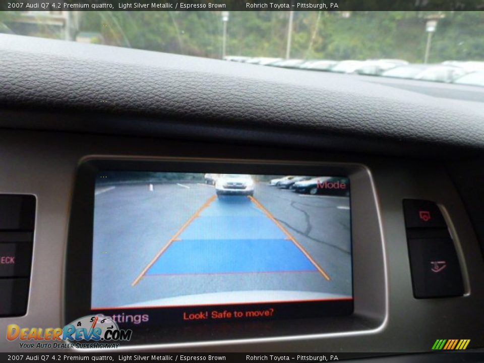 2007 Audi Q7 4.2 Premium quattro Light Silver Metallic / Espresso Brown Photo #18