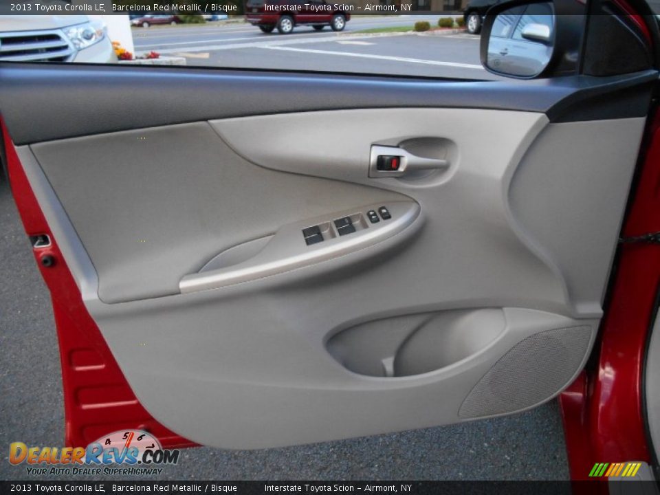 2013 Toyota Corolla LE Barcelona Red Metallic / Bisque Photo #8