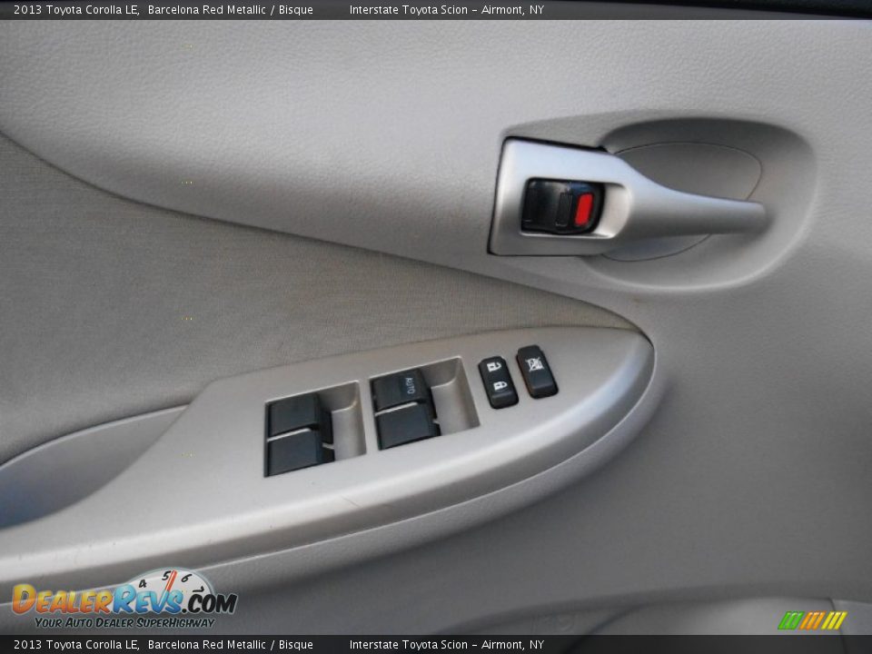 2013 Toyota Corolla LE Barcelona Red Metallic / Bisque Photo #9