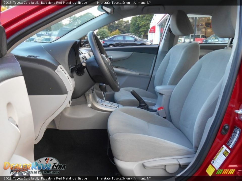 2013 Toyota Corolla LE Barcelona Red Metallic / Bisque Photo #11