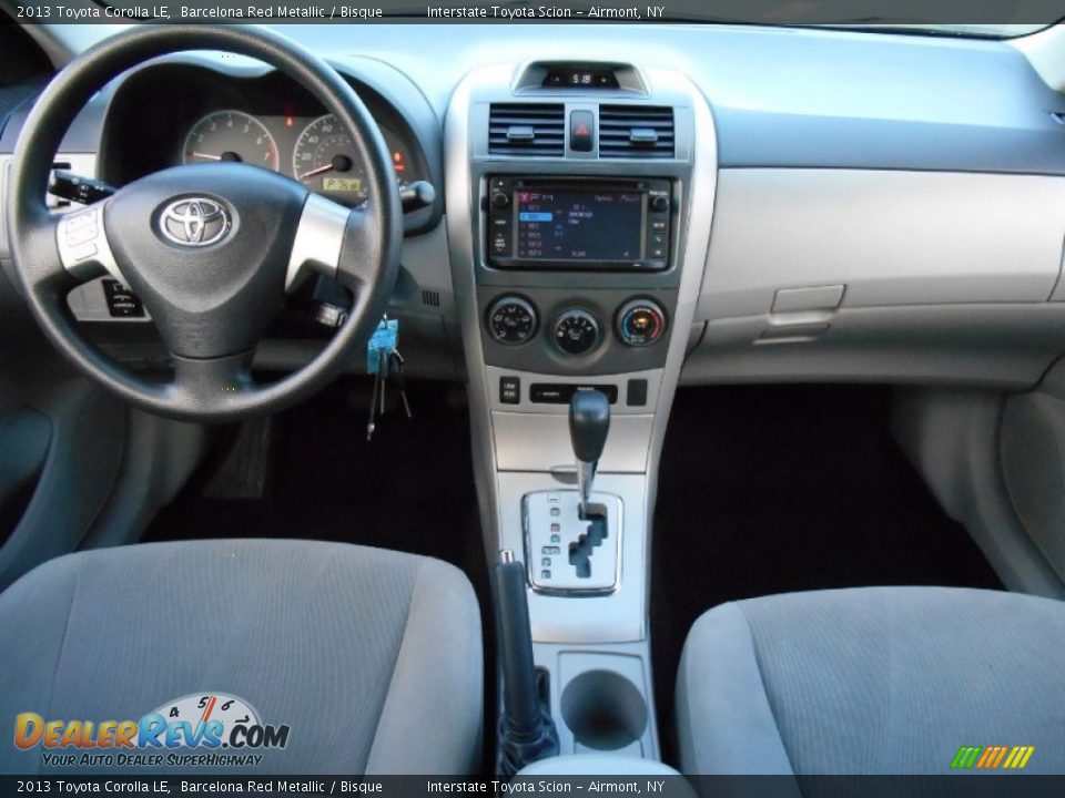 2013 Toyota Corolla LE Barcelona Red Metallic / Bisque Photo #12