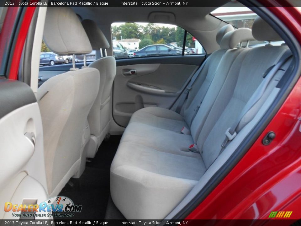 2013 Toyota Corolla LE Barcelona Red Metallic / Bisque Photo #17