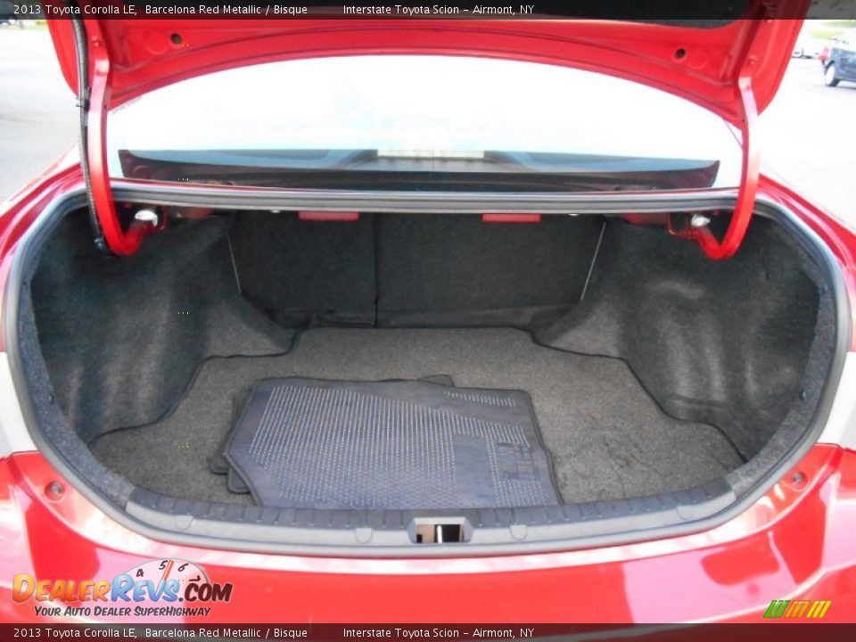 2013 Toyota Corolla LE Barcelona Red Metallic / Bisque Photo #18