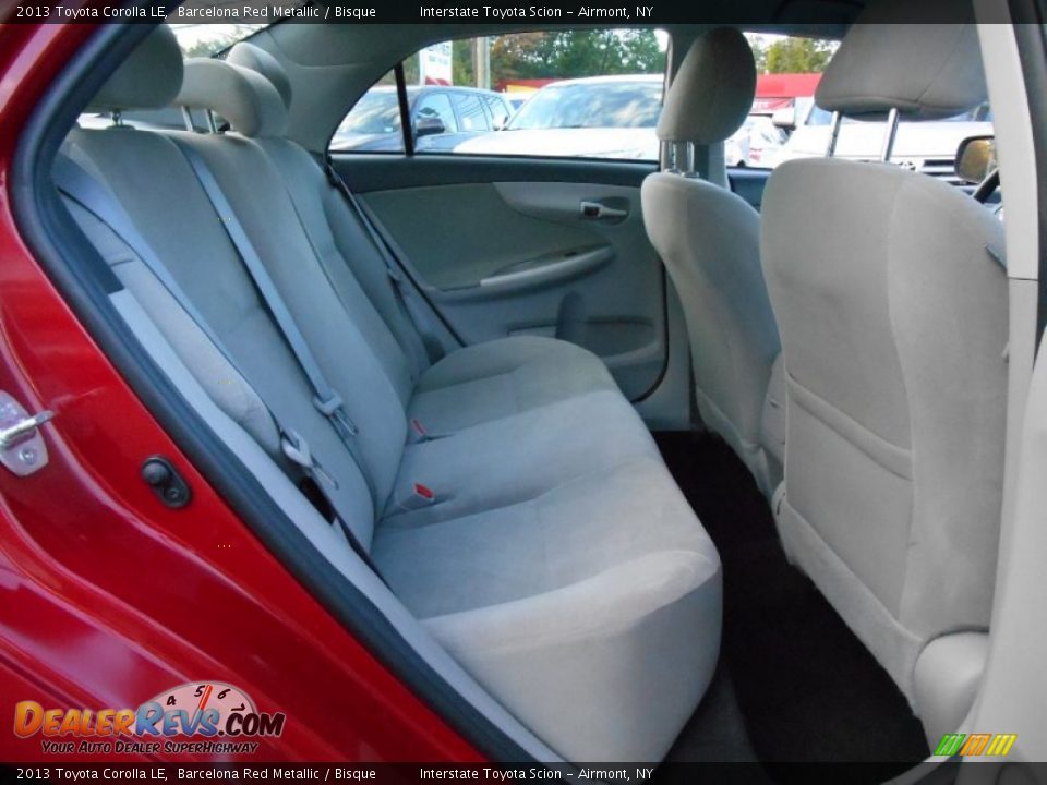 2013 Toyota Corolla LE Barcelona Red Metallic / Bisque Photo #19