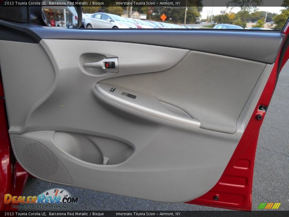 2013 Toyota Corolla LE Barcelona Red Metallic / Bisque Photo #20