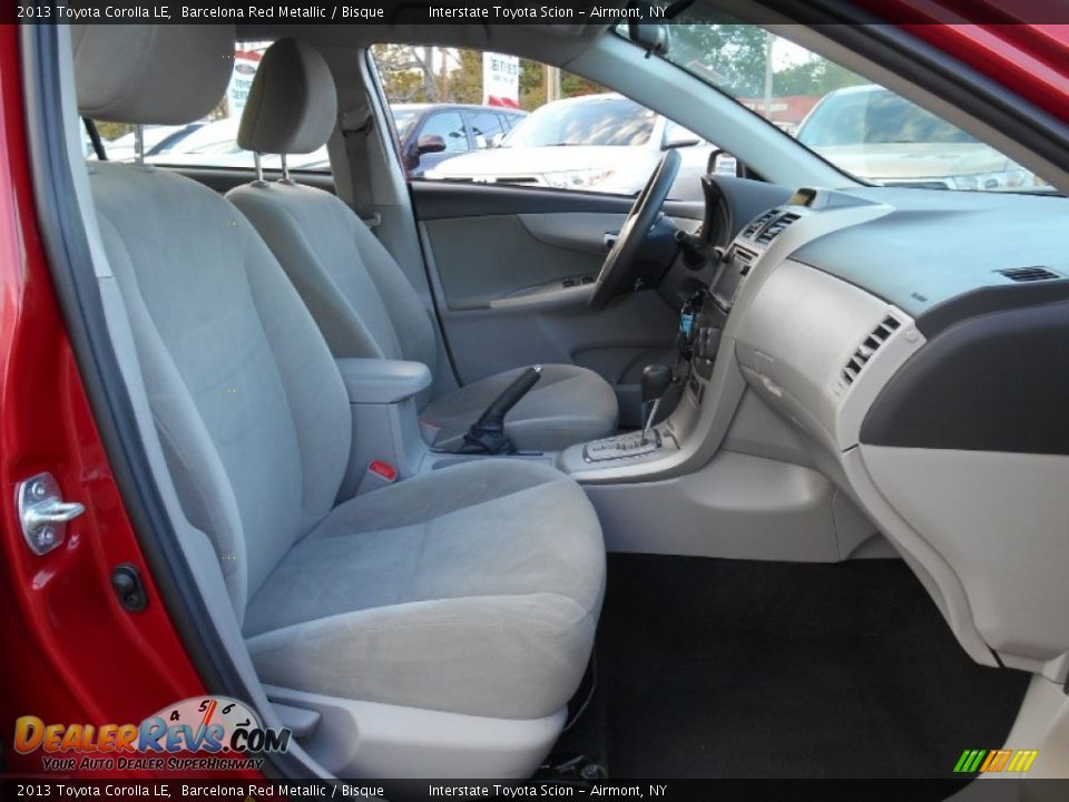 2013 Toyota Corolla LE Barcelona Red Metallic / Bisque Photo #22
