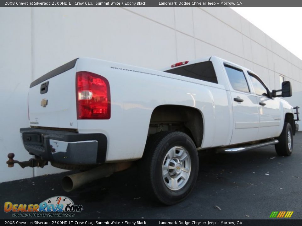 2008 Chevrolet Silverado 2500HD LT Crew Cab Summit White / Ebony Black Photo #2