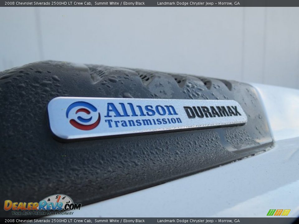 2008 Chevrolet Silverado 2500HD LT Crew Cab Summit White / Ebony Black Photo #3