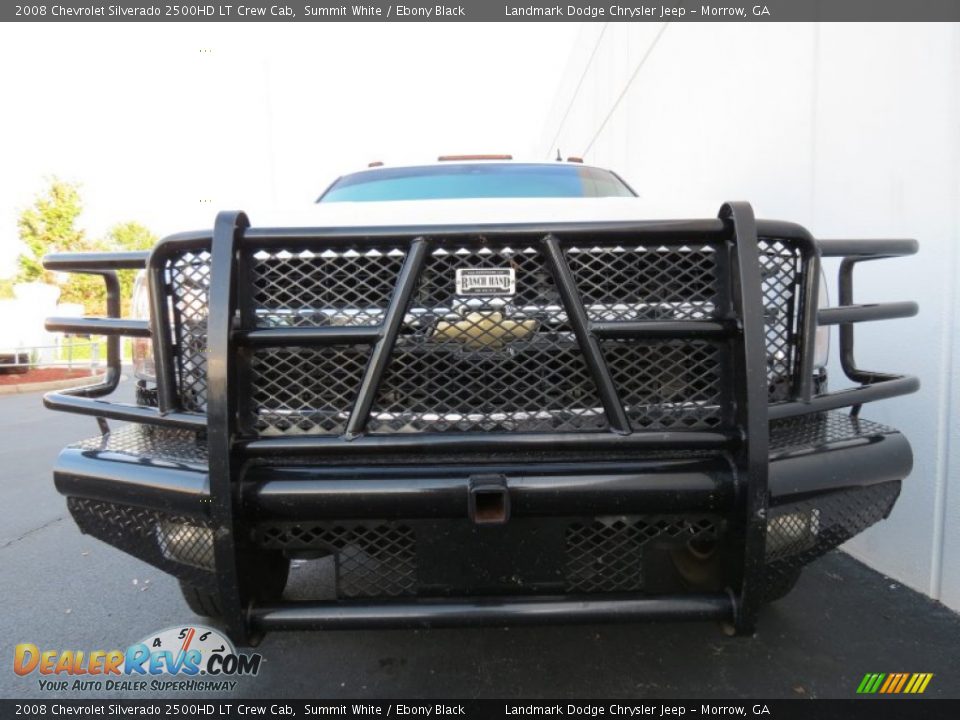 2008 Chevrolet Silverado 2500HD LT Crew Cab Summit White / Ebony Black Photo #4