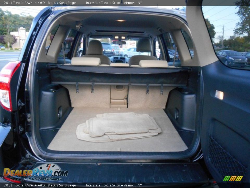 2011 Toyota RAV4 I4 4WD Black / Sand Beige Photo #19