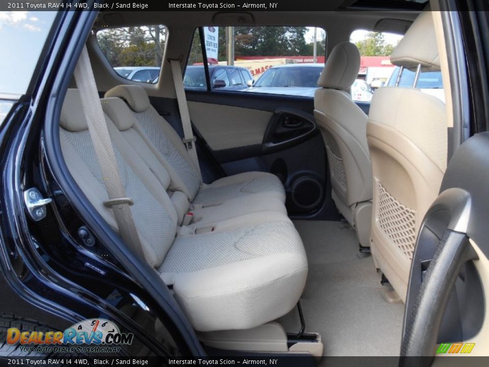2011 Toyota RAV4 I4 4WD Black / Sand Beige Photo #20