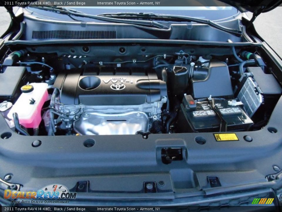 2011 Toyota RAV4 I4 4WD Black / Sand Beige Photo #26