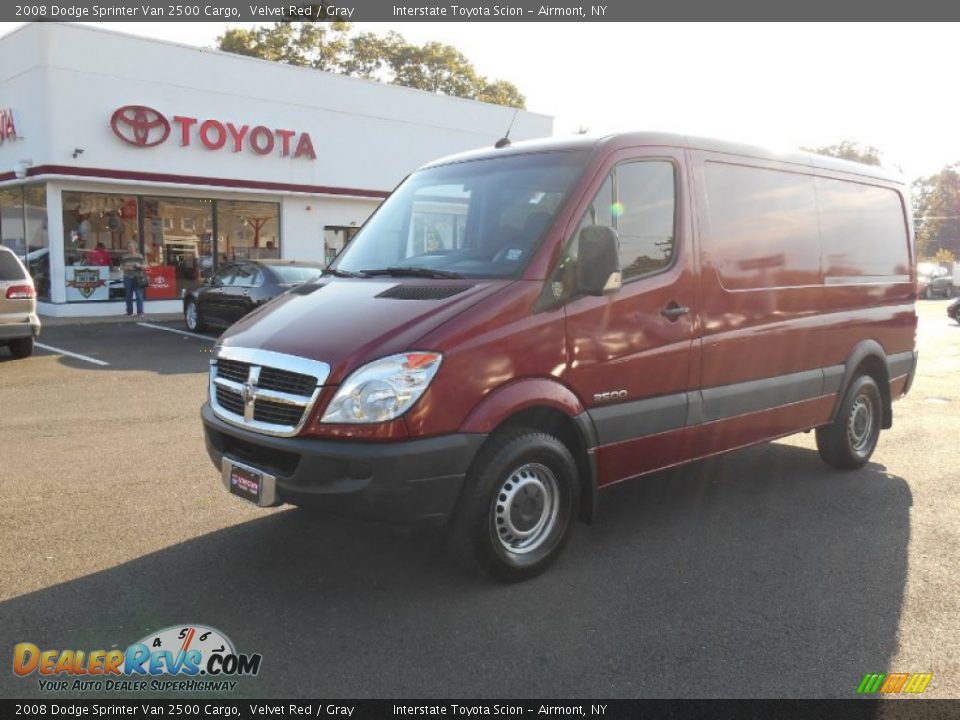 2008 Dodge Sprinter Van 2500 Cargo Velvet Red / Gray Photo #1