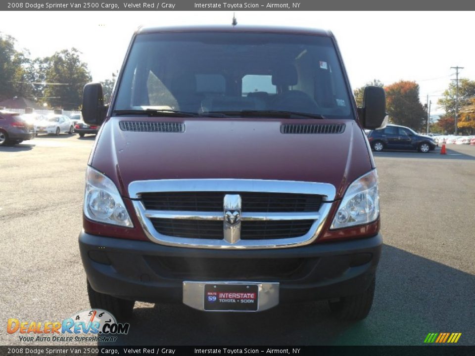 2008 Dodge Sprinter Van 2500 Cargo Velvet Red / Gray Photo #2