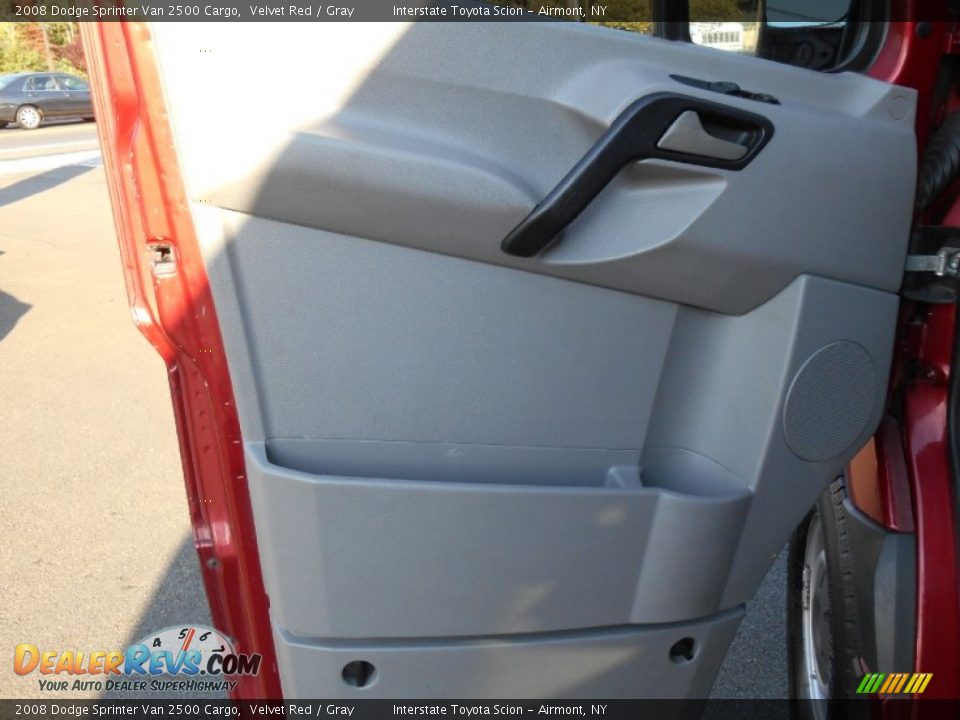 2008 Dodge Sprinter Van 2500 Cargo Velvet Red / Gray Photo #8