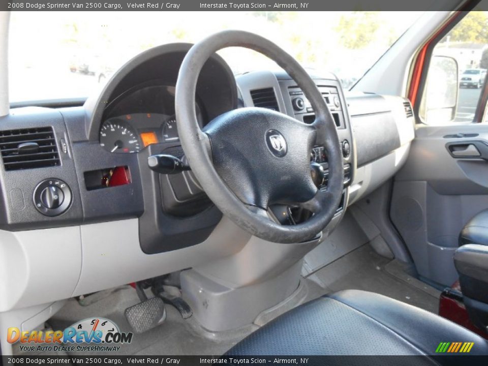 2008 Dodge Sprinter Van 2500 Cargo Velvet Red / Gray Photo #10