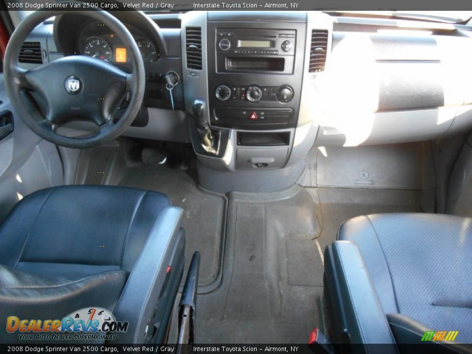 2008 Dodge Sprinter Van 2500 Cargo Velvet Red / Gray Photo #12