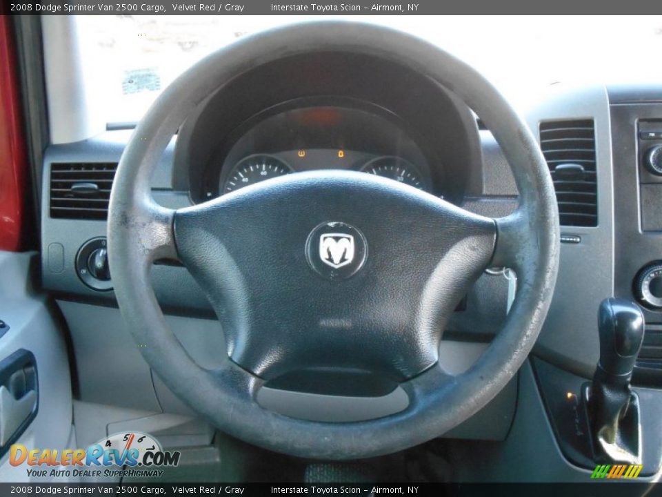 2008 Dodge Sprinter Van 2500 Cargo Velvet Red / Gray Photo #13