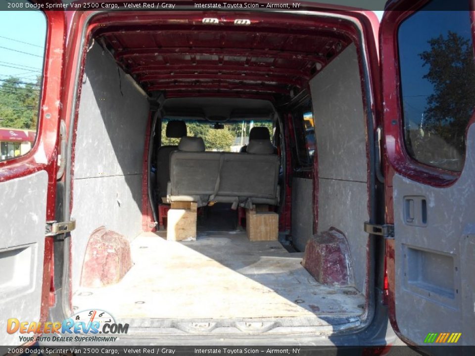 2008 Dodge Sprinter Van 2500 Cargo Velvet Red / Gray Photo #16