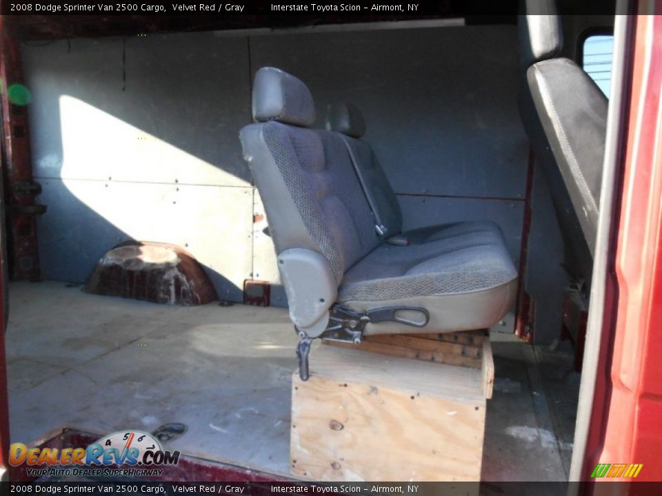 2008 Dodge Sprinter Van 2500 Cargo Velvet Red / Gray Photo #17