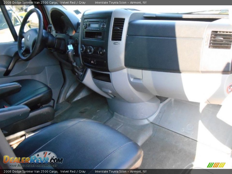 2008 Dodge Sprinter Van 2500 Cargo Velvet Red / Gray Photo #19