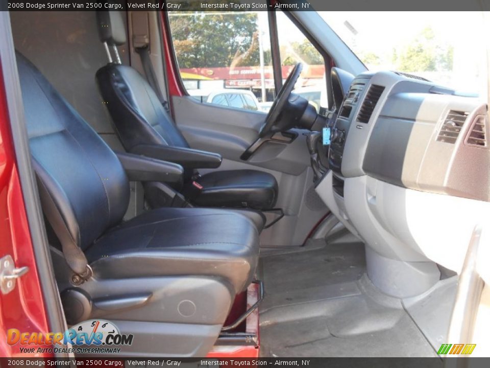 2008 Dodge Sprinter Van 2500 Cargo Velvet Red / Gray Photo #20