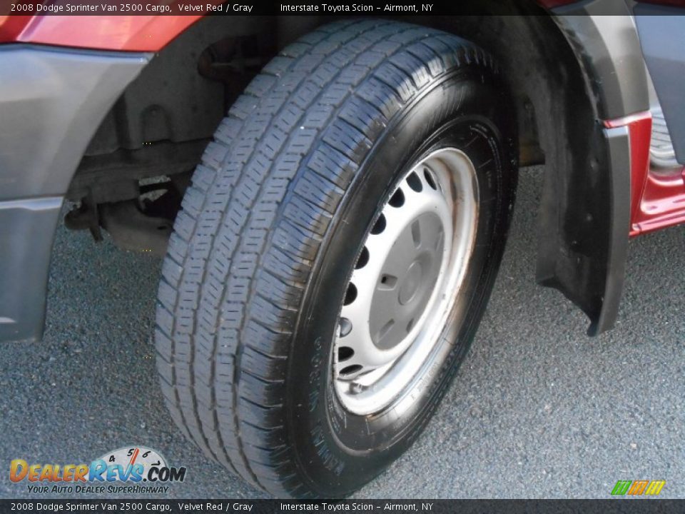 2008 Dodge Sprinter Van 2500 Cargo Velvet Red / Gray Photo #22
