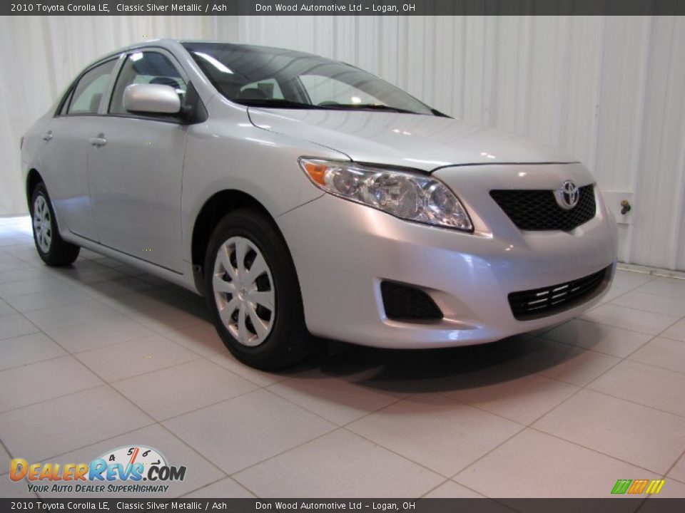 2010 Toyota Corolla LE Classic Silver Metallic / Ash Photo #1