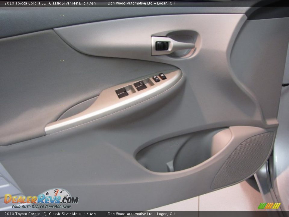 2010 Toyota Corolla LE Classic Silver Metallic / Ash Photo #9