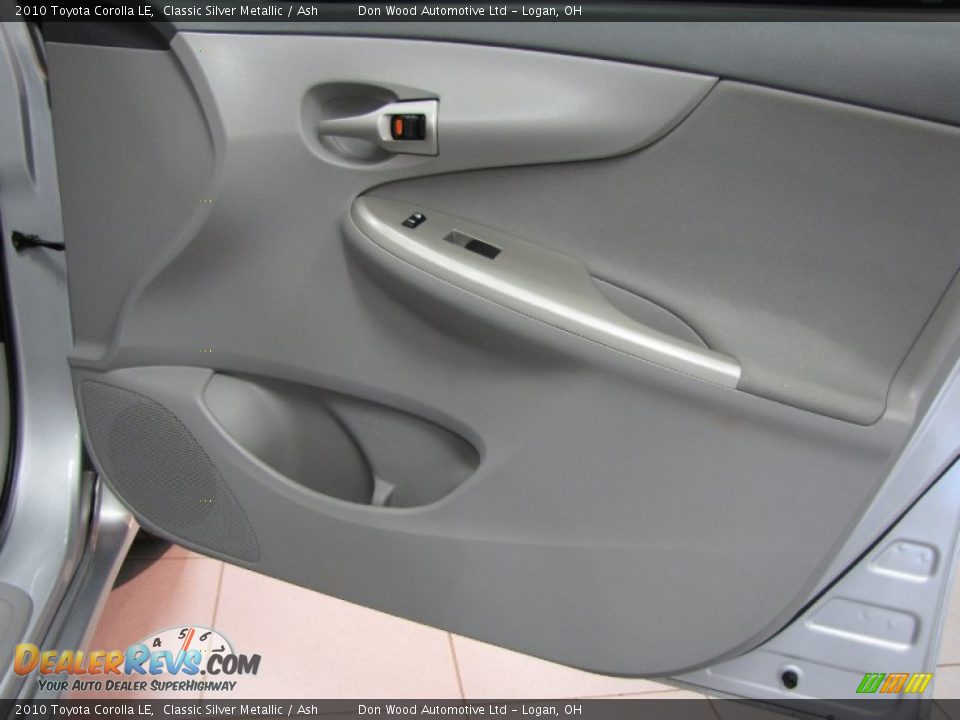 2010 Toyota Corolla LE Classic Silver Metallic / Ash Photo #12