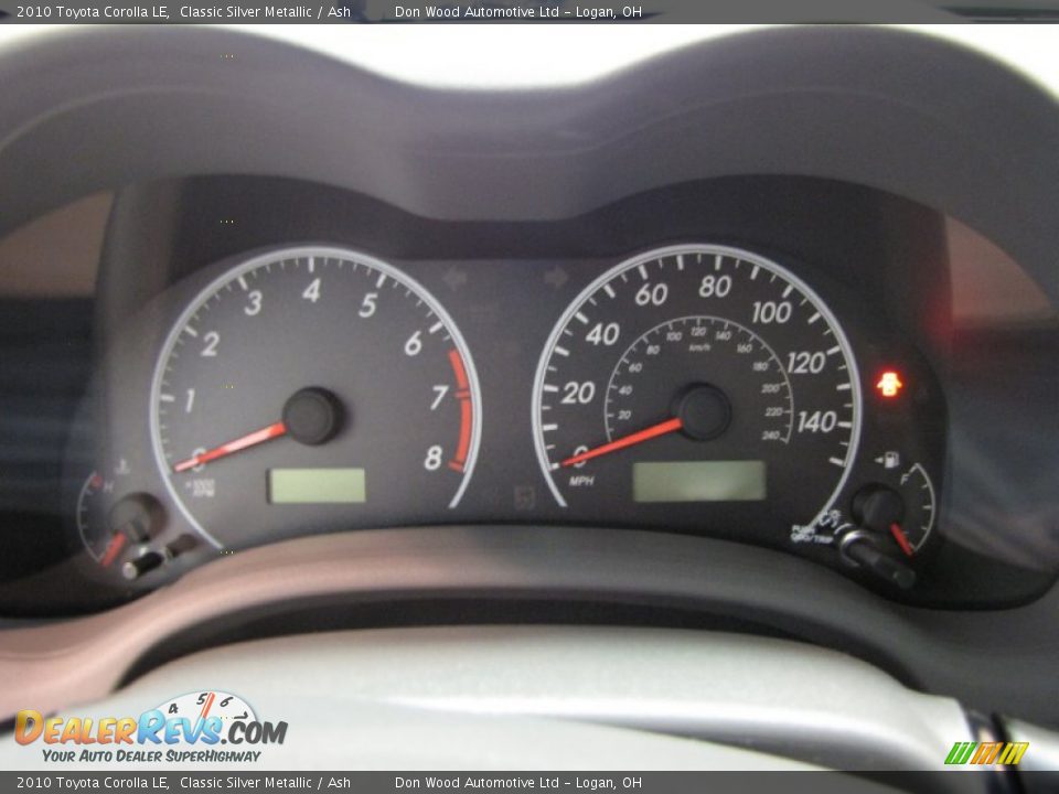 2010 Toyota Corolla LE Classic Silver Metallic / Ash Photo #14