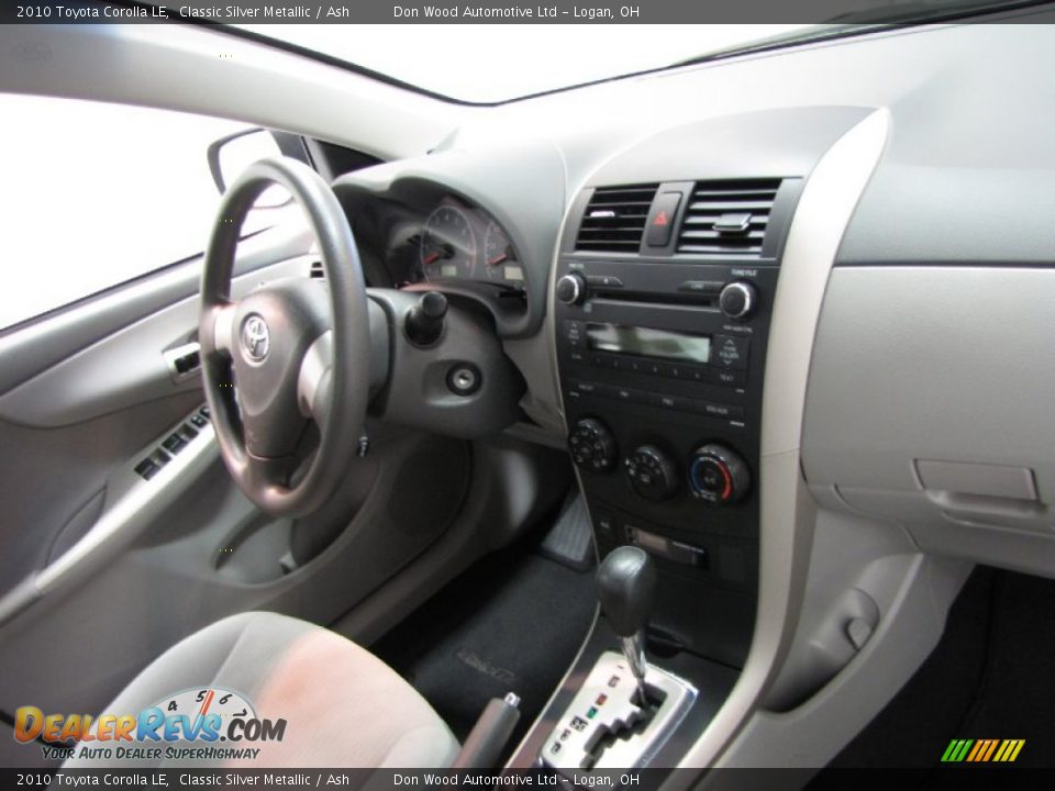 2010 Toyota Corolla LE Classic Silver Metallic / Ash Photo #16