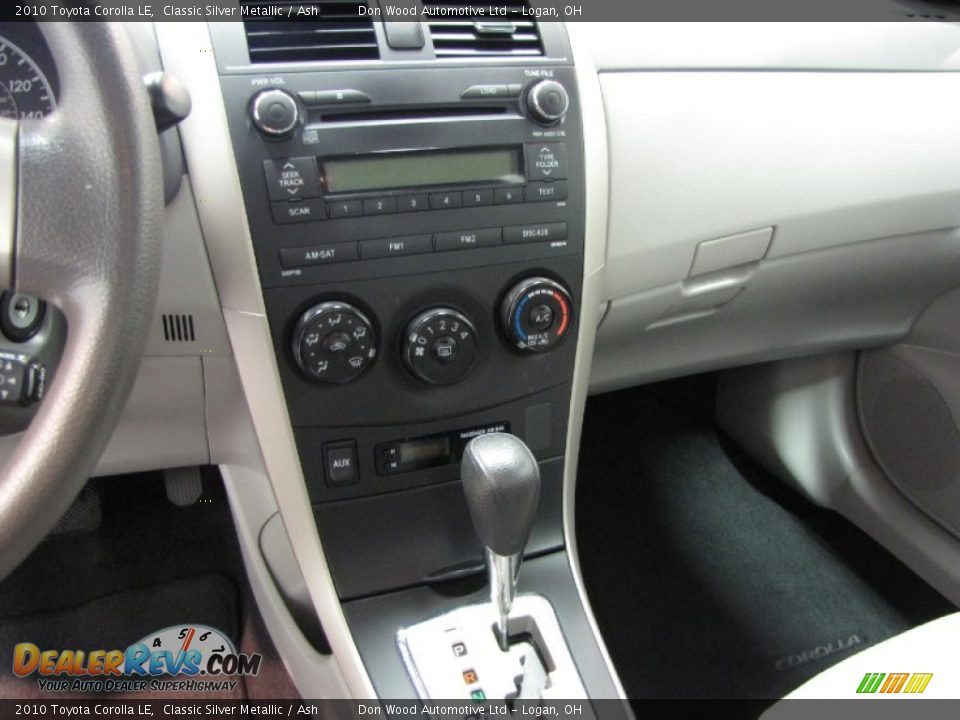 2010 Toyota Corolla LE Classic Silver Metallic / Ash Photo #17