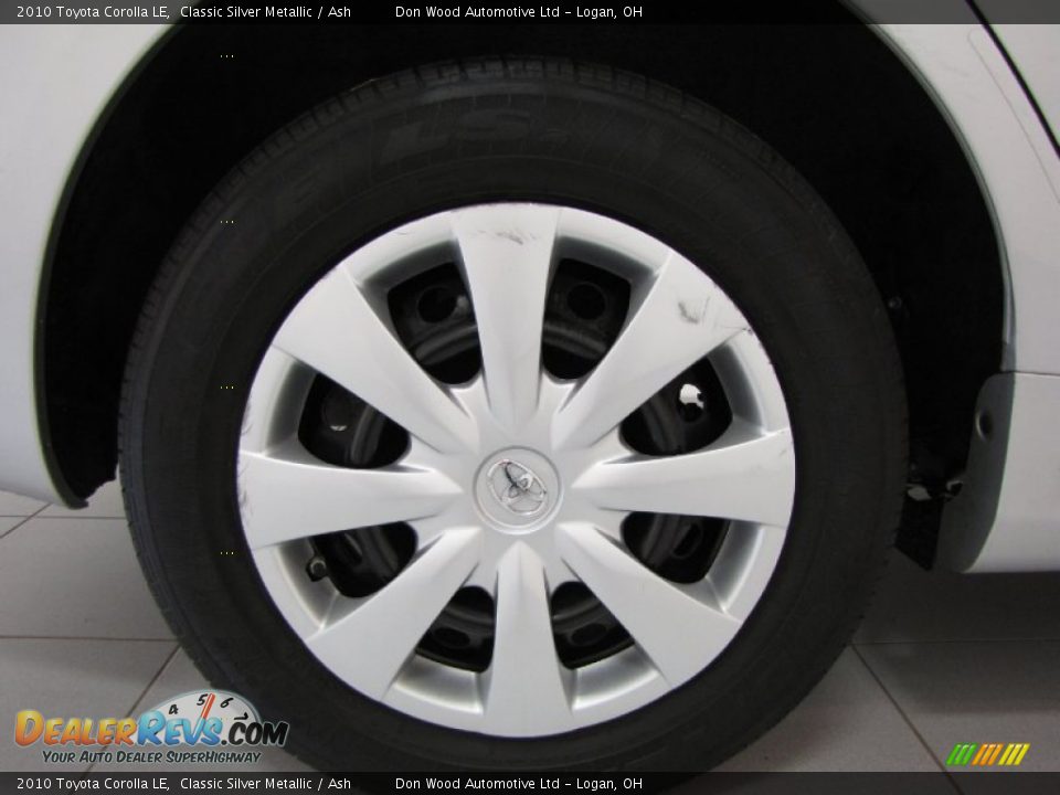 2010 Toyota Corolla LE Classic Silver Metallic / Ash Photo #19