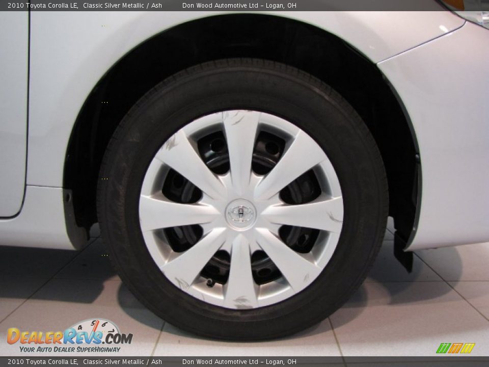 2010 Toyota Corolla LE Classic Silver Metallic / Ash Photo #21