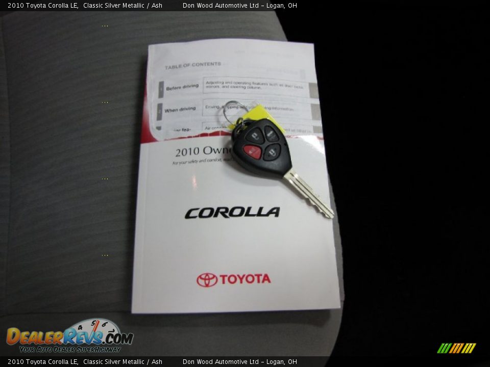 2010 Toyota Corolla LE Classic Silver Metallic / Ash Photo #22