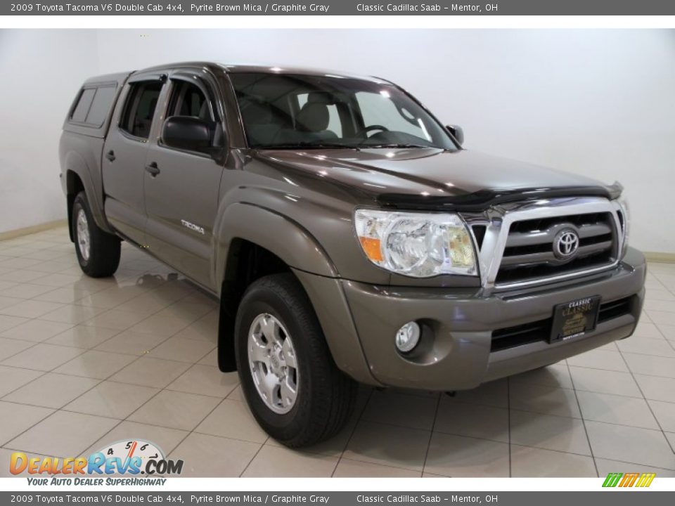 2009 Toyota Tacoma V6 Double Cab 4x4 Pyrite Brown Mica / Graphite Gray Photo #1